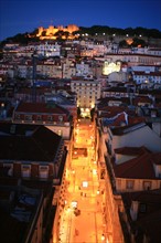portugal, lisbonne, lisboa, signes de ville, baixa, elevador de santa justa, vue panoramadepuis le sommet
Date : septembre 2011