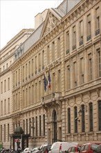 France, ile de france, paris 1er arrondissement, facade du 39 rue croix des petits champs, banque de france, hotel de toulouse dit aussi de la vrilliere,