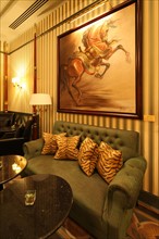 France, ile de france, paris 16e arrondissement, avenue d'iena, hotel shangri la, bar,