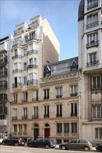 Façades 63 rue Jouffroy d'Abbans à Paris