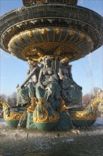 France, ile de france, paris 8e arrondissement, place de la concorde, fontaine, detail, eau,


Date : Ete 2012