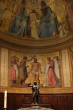 France, ile de france, paris 9e arrondissement, rue de chateaudun, eglise notre dame de lorette, decor interieur, peintures, baptistere,


Date : Ete 2012