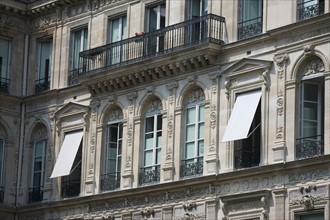 France, ile de france, paris 9e arrondissement, 32 rue de chateaudun, immeuble neo renaissance, restaure, detail facade sur rue, decor,


Date : Ete 2012