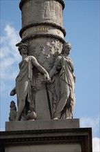 France, Region Ile de France, Paris 1er arrondissement, place du Chatelet, fontaine, sculpture, Egypte,