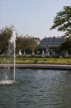 France, Region Ile de France, Paris, 1er arrondissement, jardin des Tuileries, bassin,