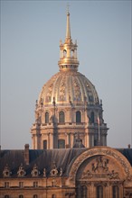 France, Region Ile de France, Paris, 7e arrondissement, esplanade des Invalides, dome des Invalides