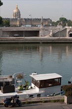 France, Region Ile de France, Paris 7e arrondissement, esplanade des Invalides, Pont Alexandre III,