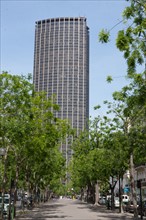 France, Region Ile de France, Paris, 14e arrondissement, boulevard Edgar Quinet, allee Georges Besse, Tour Montparnasse