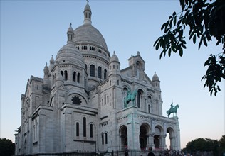 France, Region Ile de France, Paris 18e arrondissement, Montmartre, basilique du Sacre Coeur,