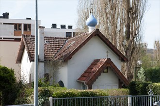 France, Region Ile de France, Hauts de Seine, Chaville, 22 rue Alexis Maneyrol, paroisse orthodoxe, Notre-Dame Souveraine, religion orthodoxe, chapelle