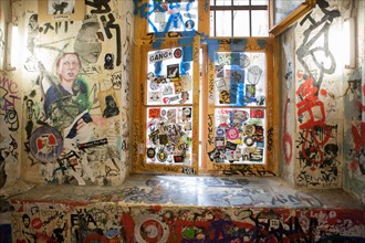 Allemagne, Germany, Berlin, Scheunenviertel, quartier des Granges, squatt d'artistes, alternatifs, street art