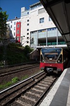 Allemagne (Germany), Berlin, Prenzlauer Berg, metro, S-Bahn, transport urbain,