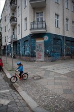 Allemagne (Germany), Berlin, Prenzlauer Berg, signes de ville, murs peints,