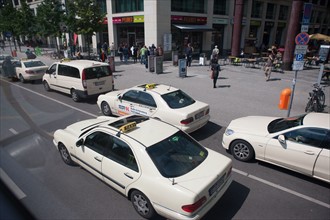 Allemagne (Germany), Berlin, Friederich Strasse, vehicules de police, polizei