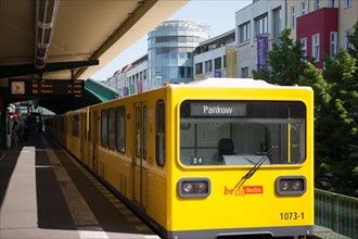 Allemagne (Germany), Berlin, Prenzlauer Berg, S-Bahn, train, metro, transport en commun,