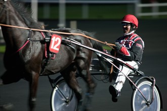 France, Ile de France, Val-de-Marne, Boissy-Saint-Leger, centre d'entrainement de Grosbois, chateau, trot, courses hippiques,