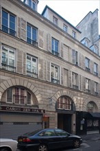 France, Ile de France, Paris 10e arrondissement, 56 rue du faubourg Poissonniere, immeuble de rapport vers 1805
