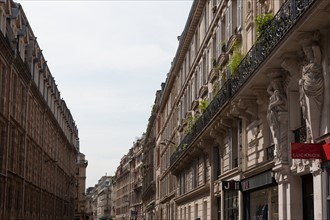 France, Ile de France, Paris 6e arrondissement, rue d'Assas, immeubles, lotissement sous Napoleon, facades,