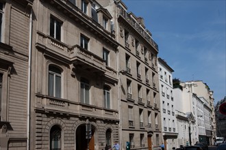 France, Ile de France, Paris 6e arrondissement, rue d'Assas, immeubles, lotissement sous Napoleon, facades,