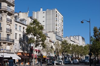 France, Ile de France, Paris 11e arrondissement, rue du faubourg Saint-Antoine, facades,