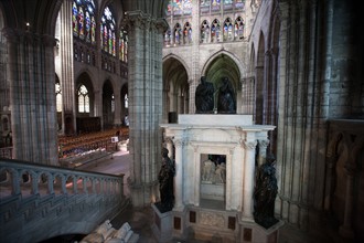 France, Ile de France, Seine Saint Denis, basilique de Saint-Denis, necropole des rois de France,