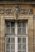 France, Ile de France, Paris 5e arrondissement, 47 quai des Tournelles, Hotel Miramion, ancien musee de la Medecine, desormais propriete privee, facade sur cour,
