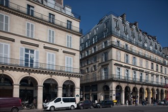 France, Région Ile de France, Paris 1er arrondissement, Rue de Rivoli, surélévation des toitures,