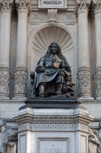 Statue de Molière, rue de Richelieu à Paris