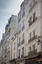 France, Région Ile de France, Paris 4e arrondissement, le Marais, Rue Saint Martin, façades à