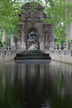 France, Région Ile de France, Paris 6e arrondissement, Jardin du Luxembourg, fontaine Médicis,