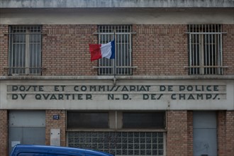 France, Région Ile de France, Paris 6e arrondissement, Rue Jean Bart, commissariat de police