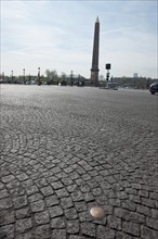 France, Région Ile de France, Paris 8e arrondissement, Place de la Concorde, cadran solaire géant,