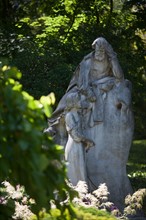 France, Région Ile de France, Paris 8e arrondissement, Parc Monceau, statue, sculpture, Victor