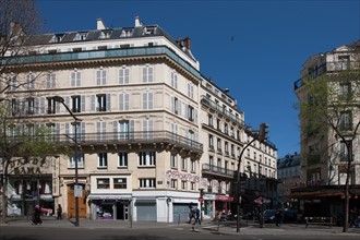 France, Région Ile de France, Paris 10e arrondissement, boulevard Magenta, ilot boulevard Magenta -