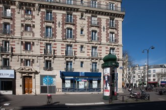 France, Région Ile de France, Paris 11e arrondissement, 107 avenue de la République, immeuble,