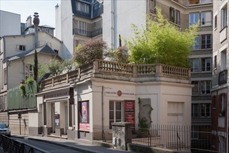 France, Région Ile de France, Paris 16e arrondissement, Rue des Vignes, théâtre du Ranelagh,