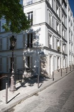 France, Région Ile de France, Paris 18e arrondissement, Montmartre, Rue Gabrielle et escaliers de