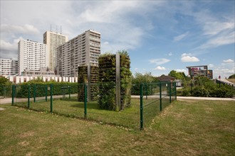 France, Région Ile de France, Seine Saint Denis, Bagnolet, Parc Départemental Jean Moulin, jardin