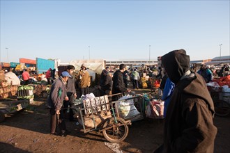 Afrique du nord, Maroc, Marrakech, souk, marché de gros, alimentaire,