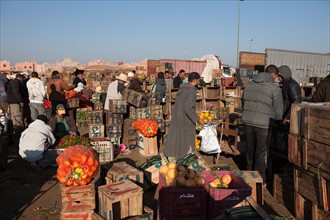 Afrique du nord, Maroc, Marrakech, souk, marché de gros, alimentaire,