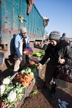 Afrique du nord, Maroc, Marrakech, souk, marché de gros, alimentaire,