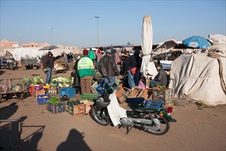 Afrique du nord, Maroc, Marrakech, souk, marché de gros, alimentaire,