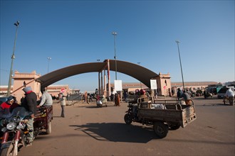 Afrique du nord, Maroc, Marrakech, souk, marché de gros, alimentaire,