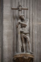 Le Christ à la colonne, par Edme Bouchardon