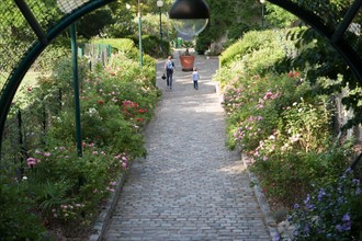 Parc De Belleville, jardin