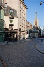 Rue Galande, Angle de la rue Saint Julien Le Pauvre