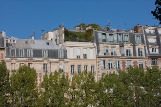 Ile de la Cité, Quai Des Orfevres Depuis Le Quai Des Grands Augustins