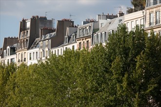 Ile de la Cité, Quai Des Orfevres Depuis Le Quai Des Grands Augustins