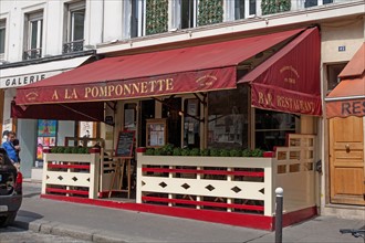 Montmartre, Restaurant "La Pomponnette"