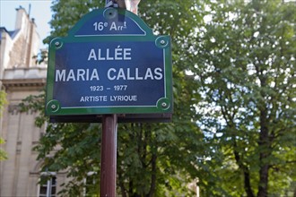 Allée Maria Callas, Face A LAvenue Georges Mandel